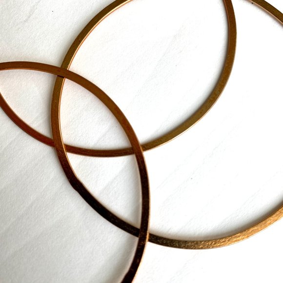 Vintage Copper Bangle Bracelets, Set of 3 - Picture 14 of 16